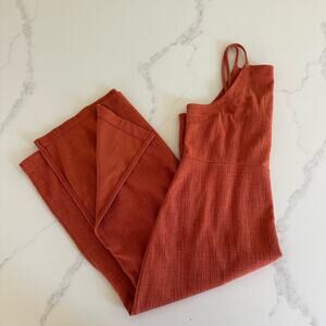 Madewell Burnt Orange Cotton Dress Jumper Size Large